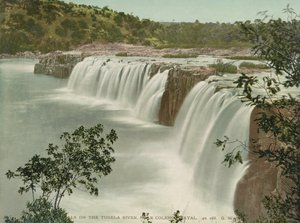 Vízesés a Tugela folyón Colenso közelében, Natal, 1900 körül (fotomechanikus nyomat)