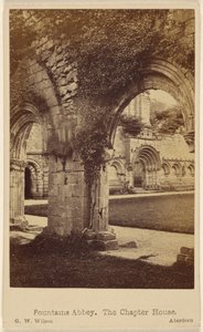 Fountains Abbey. A káptalan háza.