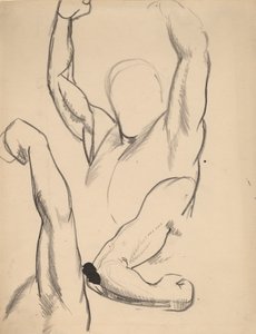 Egy boxer karjai, 1916. alkotó: George Wesley Bellows