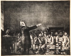 Áldás Grúziában, 1916 alkotó: George Wesley Bellows
