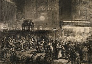 Választási éjszaka Times Square, 1906.