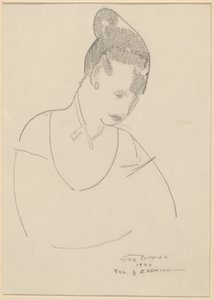 Elsie Speicher [verso], 1920. alkotó: George Wesley Bellows