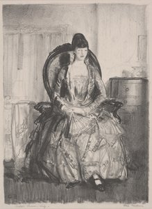 Emma egy székben alkotó: George Wesley Bellows