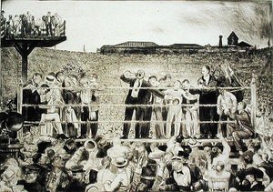 Bemutatkozik Georges Carpentier (1894-1975): a Dempsey-Carpentier harc alkotó: George Wesley Bellows
