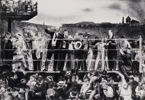 Bemutatkozik Georges Carpentier, 1921 alkotó: George Wesley Bellows