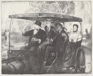 1897, 1921, vasárnap. alkotó: George Wesley Bellows