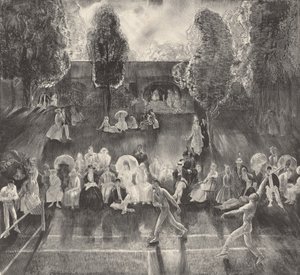 Tenisz, 1920. alkotó: George Wesley Bellows