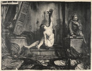 A cigaretta: háborús sorozat alkotó: George Wesley Bellows