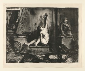 A cigaretta a háborús sorozatból alkotó: George Wesley Bellows