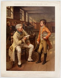 Wellington első találkozása a franciákkal?, 1785