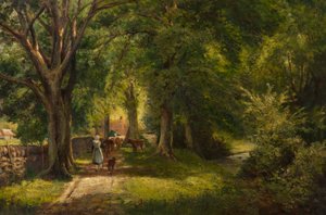 Az erdő, Betts-Y-Coed alkotó: George Wimpenny