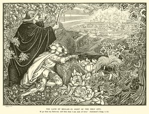 Beulah földje, a szent város szemében (metszet)