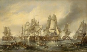 A trafalgari csata, 1805. október 21., 1836 körül (olaj, vászon)