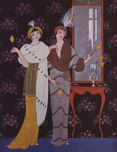 Art Deco divatlap (színes litó)