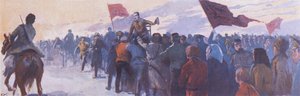 "Vive Kerensky", 1923 körül (színes litográfia) alkotó: Georges (after) Carrey