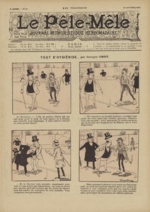Fertőtlenítsen mindent. Illusztráció: Le Pele-Mele, 1902