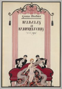 Falbalas et Fanfreluches, 1925-ös almanach borítója, George Barbier (1882-1932), Franciaország, XX. század alkotó: Georges Barbier