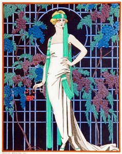 Rózsák az éjszakában alkotó: Georges Barbier