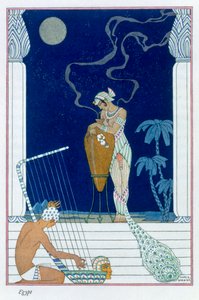 "Egyiptom", 1912 alkotó: Georges Barbier