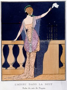 Búcsú az éjszakában alkotó: Georges Barbier