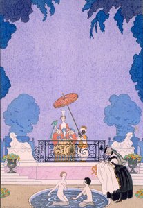 Illusztráció egy mesekönyvből alkotó: Georges Barbier