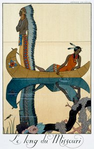 "The Length of the Missouri", 1922 alkotó: Georges Barbier