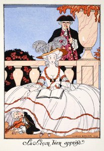 A jól megtanult lecke alkotó: Georges Barbier