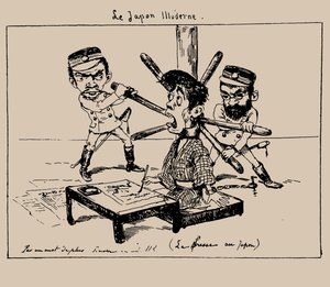 Le Japon illudere The Press in Japan, 1887. alkotó: Georges Bigot