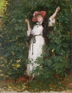 Sarah Bernhardt a fákban alkotó: Georges Clairin