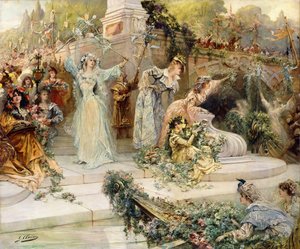 A fesztivál, alkotó: Georges Clairin