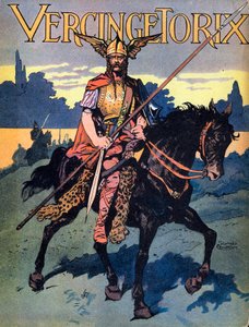 Vercingetorix (kb. i. e. 80-c. 46) portréja, az arvernesi törzs harcos és gall vezére” „We-Gires-Nationals” kb. alkotó: Georges Conrad