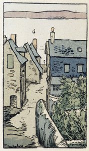 Honfleur – Georges Delaw „” Franciaország útjain” című művében alkotó: Georges Delaw