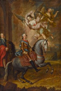 Maximilian III. József bajor választófejedelem, lóháton (olaj, vászon)