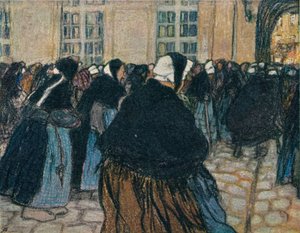 A visszatérés a Hospice De La Salpetriere-be, 1911