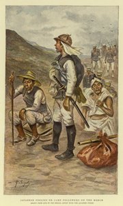 Japán Coolies vagy Táborkövetők márciusban alkotó: Georges Ferdinand Bigot