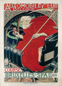 Belgium Autóklub. Verseny Brüsszel - Spa, 1898.