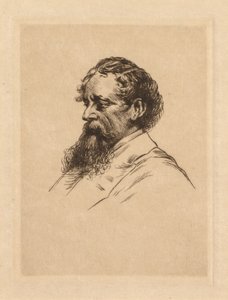 Charles Dickens portréja alkotó: Georges Gorvel