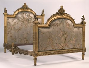 Ágy, 1700-as évek. alkotó: Georges Jacob