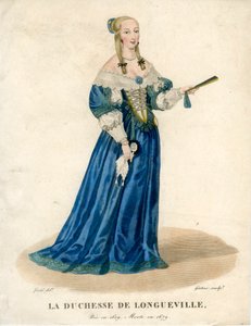 Anne Genevieve Bourbon-Conde-ból, Longueville hercegnője, Anne de Bretagne, 19. század eleje.
