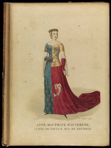 Auvergne-i Anna 1358-1417, Forez grófnője és Bourbon hercegnője, 18. század vége.