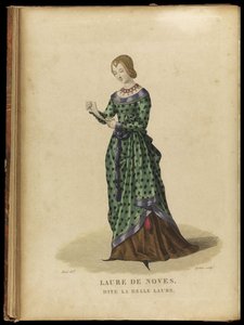 Laura de Noves 1310-1348, 18. század vége.