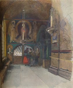 "Az Angyali üdvözlet székesegyházának belseje, Moszkva", 1900, 1905