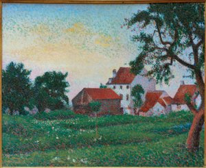 A négyes háza La Hulpe-ban alkotó: Georges Lemmen