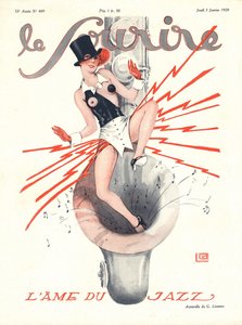 A „Le Sourire” címlapja, 1929. január (színes litó)