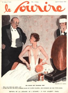 A „Le Sourire” címlapja, 1929. október (színes litó)