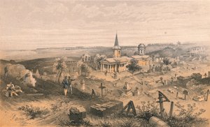 Karantén temető és templom francia akkumulátorral, 1856. 50. sz alkotó: Georges McCulloch