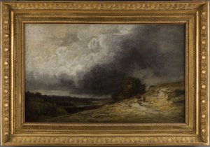 Csorda a viharban, 1796 és 1843 között (olaj) alkotó: Georges Michel