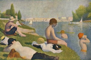 Fürdőzés, fürdőzők Asnieresben, 1884, 1937.