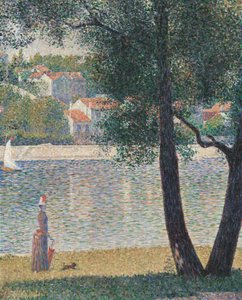 A Szajna Courbevoie-ban, 1885. alkotó: Georges Pierre Seurat