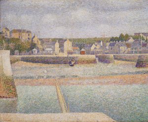 Port-en-Bessin: Bessen-Bessin: A külső kikötő (apály) alkotó: Georges Pierre Seurat
